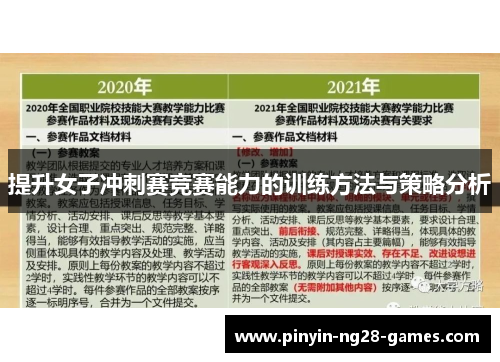 提升女子冲刺赛竞赛能力的训练方法与策略分析