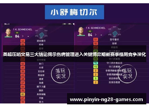 英超压哨交易三大结论揭示伤病管理进入关键博弈期新赛季格局竞争深化 英超压哨交易三大结论揭示伤病管理进入关键博弈期新赛季格局竞争深化